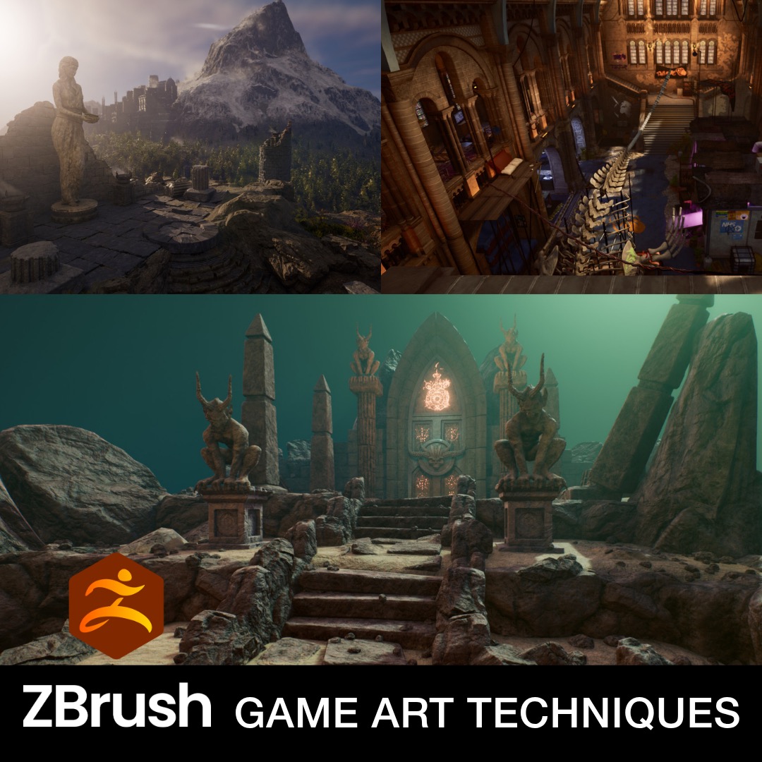 ZBrush Game Art techniques (online / english)